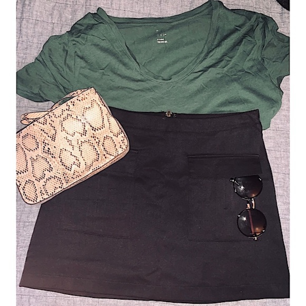 Military Style Mini Skirt